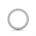 Asscher Cut Lab-Grown Diamond East-West Eternity Ring in White Gold