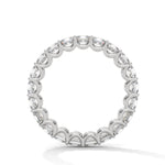 Asscher Cut Lab-Grown Diamond Eternity Ring in White Gold