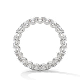 Asscher Cut Lab-Grown Diamond Eternity Ring in White Gold