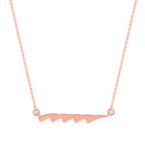 Lab-Grown Diamond Vine Twist Pendant in Rose Gold