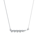 Lab-Grown Diamond Vine Twist Pendant in White Gold