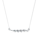 Lab-Grown Diamond Vine Twist Pendant in White Gold