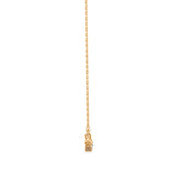 Lab-Grown Diamond Vine Twist Pendant in Yellow Gold