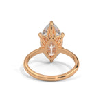 Marquise Cut Lab-Grown Diamond Solitaire Engagement Ring in Rose Gold