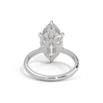Marquise Cut Lab-Grown Diamond Solitaire Engagement Ring in White Gold