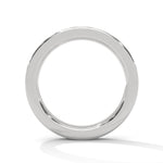 Round Brilliant Cut Lab-Grown Diamond Channel-Set Half-Eternity Ring in White Gold