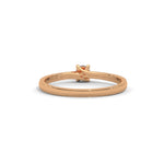 Round Brilliant Cut Lab-Grown Diamond Four-Prong Solitaire Engagement Ring in Rose Gold