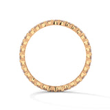 Round Brilliant Cut Lab-Grown Diamond Full Eternity Ring in Rose Gold