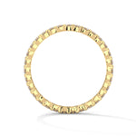 Round Brilliant Cut Lab-Grown Diamond Full Eternity Ring in Yellow Gold