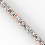 Round Brilliant Cut Lab-Grown Diamond Tennis Bracelet in Rose Gold