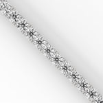 Round Brilliant Cut Lab-Grown Diamond Tennis Bracelet in White Gold